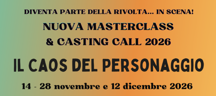 Masterclass Figuranti Casting Call 2026 (2)